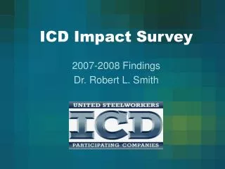 ICD Impact Survey