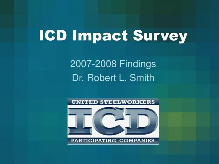 icd impact survey