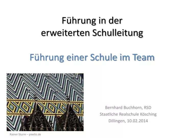 f hrung in der erweiterten schulleitung f hrung einer schule im team