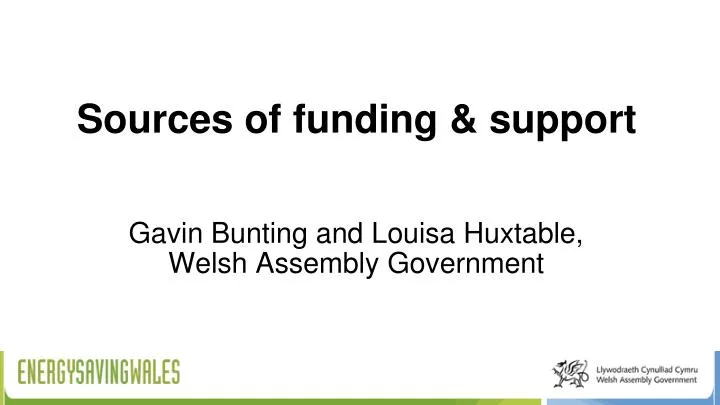 gavin bunting and louisa huxtable welsh assembly government