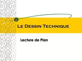 le dessin technique