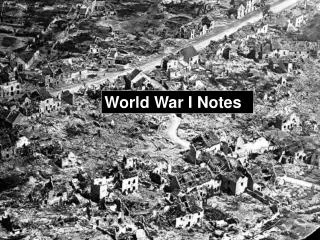 World War I Notes