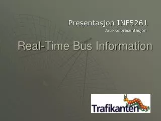 Real-Time Bus Information