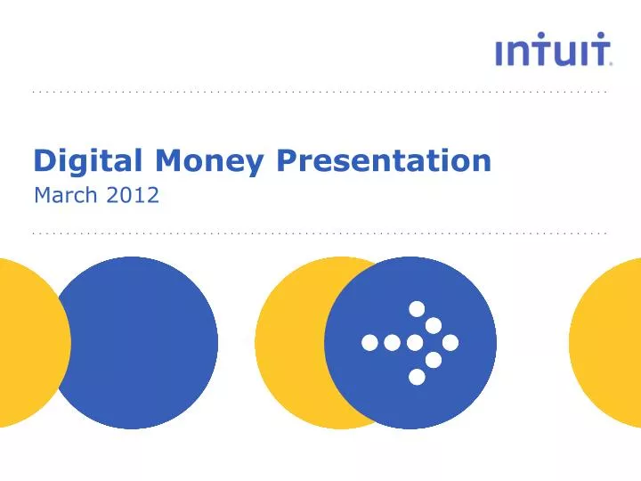 digital money presentation