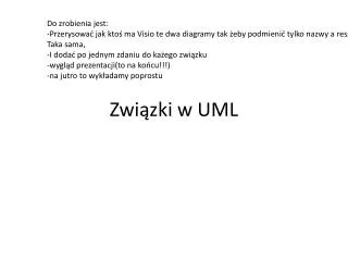 zwi zki w uml