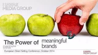European Direct Selling Conference ,October 2014