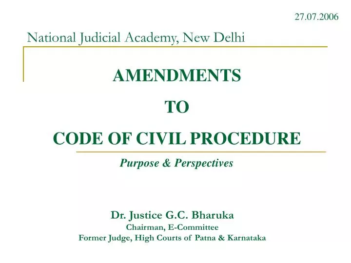 national judicial academy new delhi