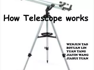 How Telescope works