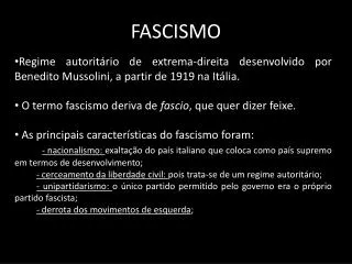 fascismo