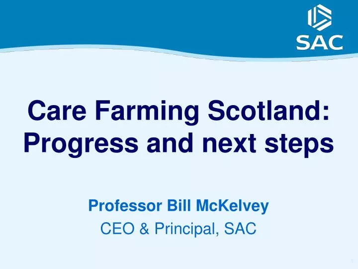 care farming scotland progress and next steps