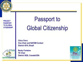 Passport to Global Citizenship