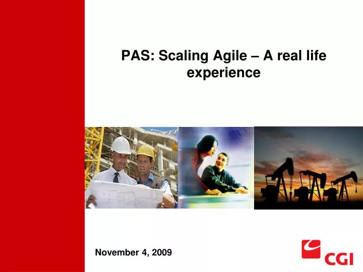 pas scaling agile a real life experience
