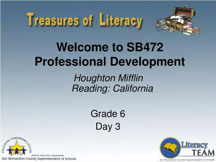 welcome to sb472 professional development