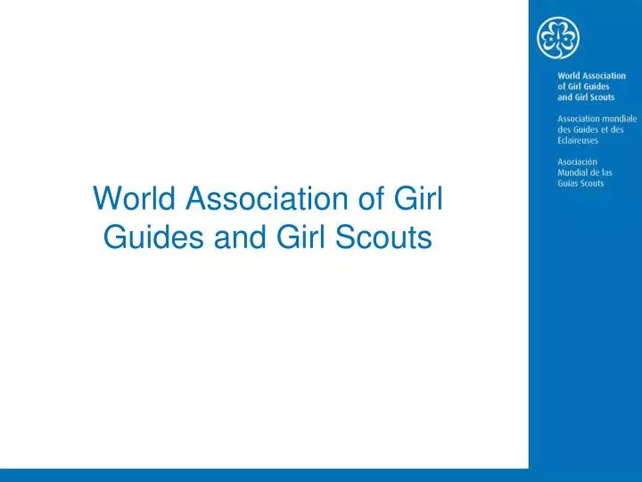 world association of girl guides and girl scouts