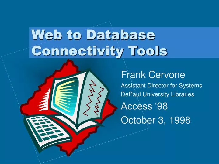 web to database connectivity tools