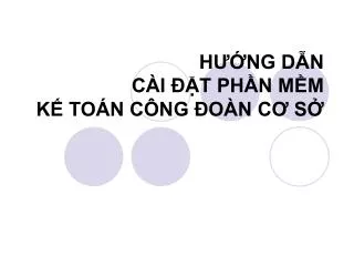h ng d n c i t ph n m m k to n c ng o n c s