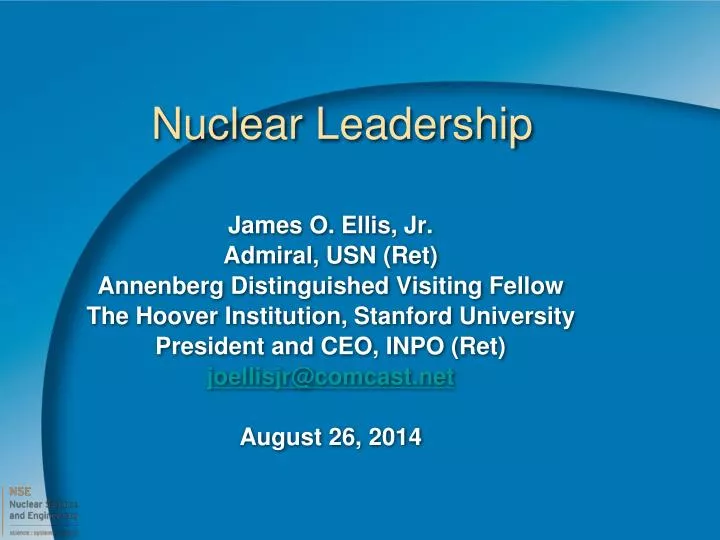 nuclear leadership
