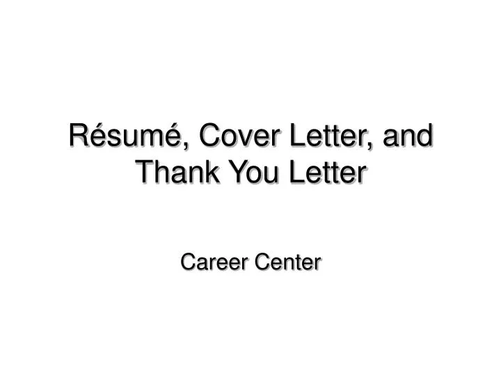 r sum cover letter and thank you letter