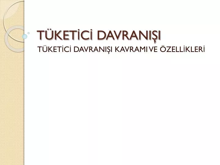 t ket c davrani i