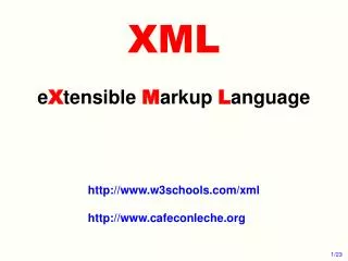 XML