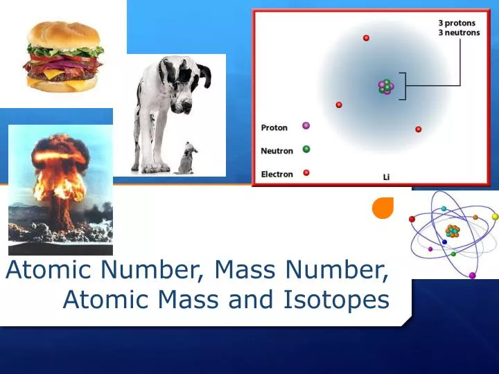 atomic number mass number atomic mass and isotopes