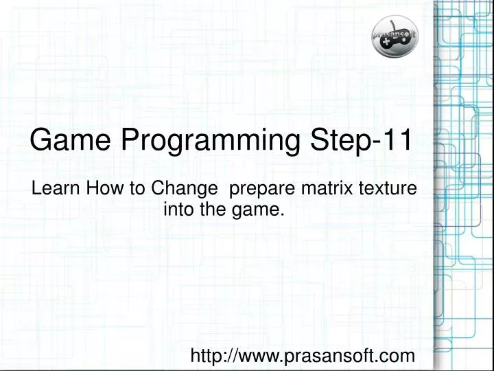 game programming step 11