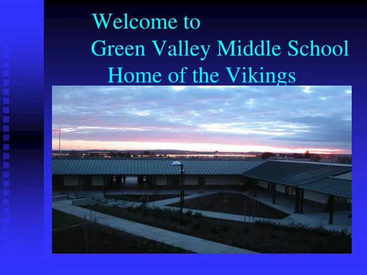 welcome to green valley middle school home of the vikings