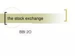 the stock exchange - slide 1