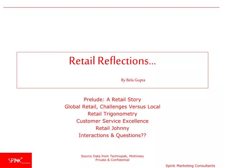 retail reflections by bela gupta