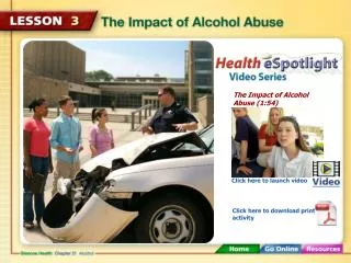 The Impact of Alcohol Abuse (1:54)