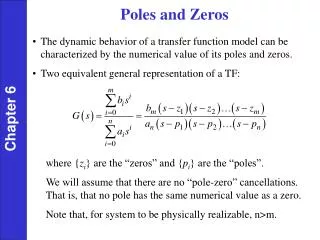Poles and Zeros