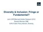 Diversity &amp; Inclusion: Fringe or Fundamental? - slide 1