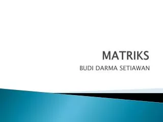 matriks
