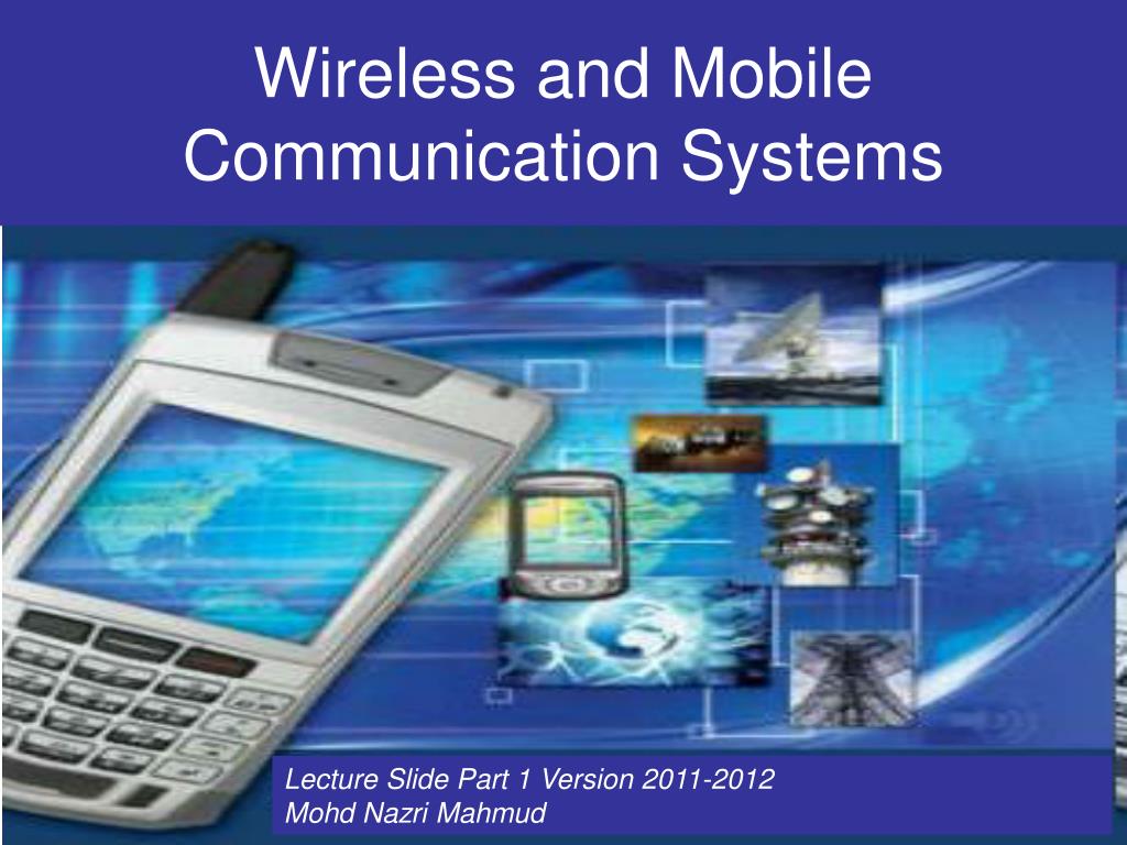 PPT - Wireless and Mobile Communication Systems PowerPoint Presentation ...