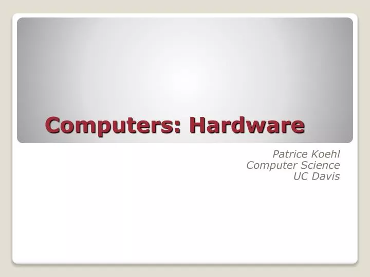 computers hardware