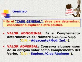 genitivo