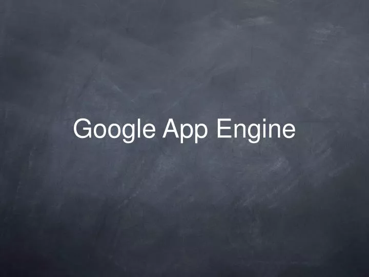 google app engine