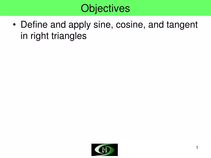 objectives