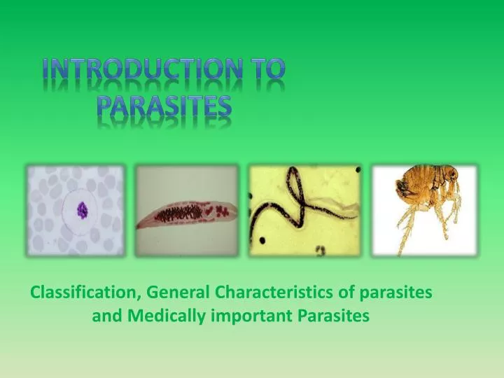 introduction to parasites