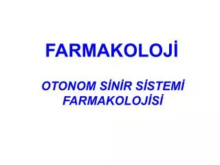 farmakoloj