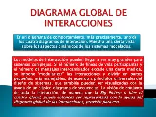 diagrama global de interacciones
