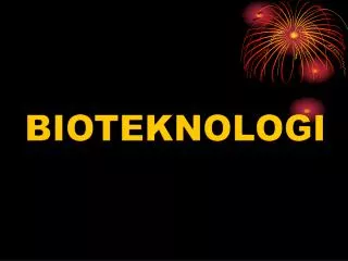 bioteknologi