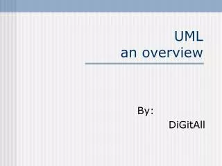 UML an overview