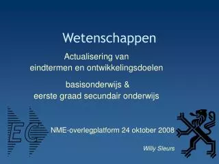 wetenschappen