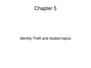 Chapter 5