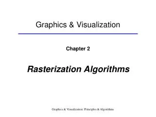 Graphics &amp; Visualization