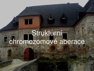 strukturn chromozomov aberace