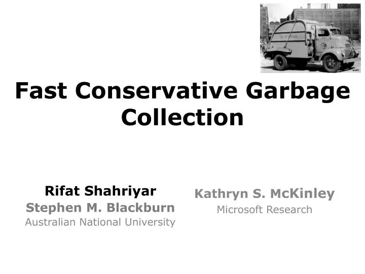 fast conservative garbage collection