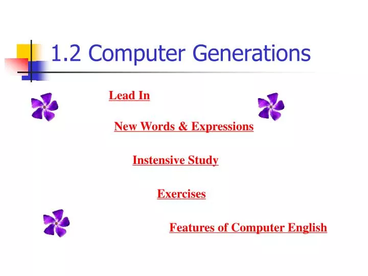1 2 computer generations