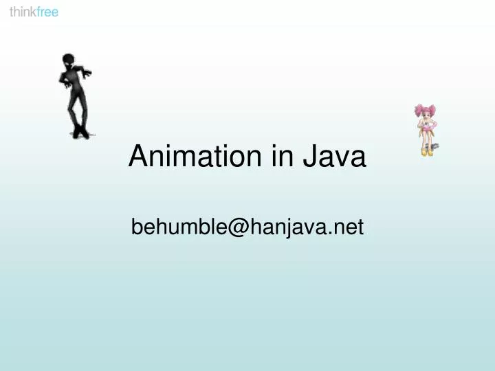 animation in java